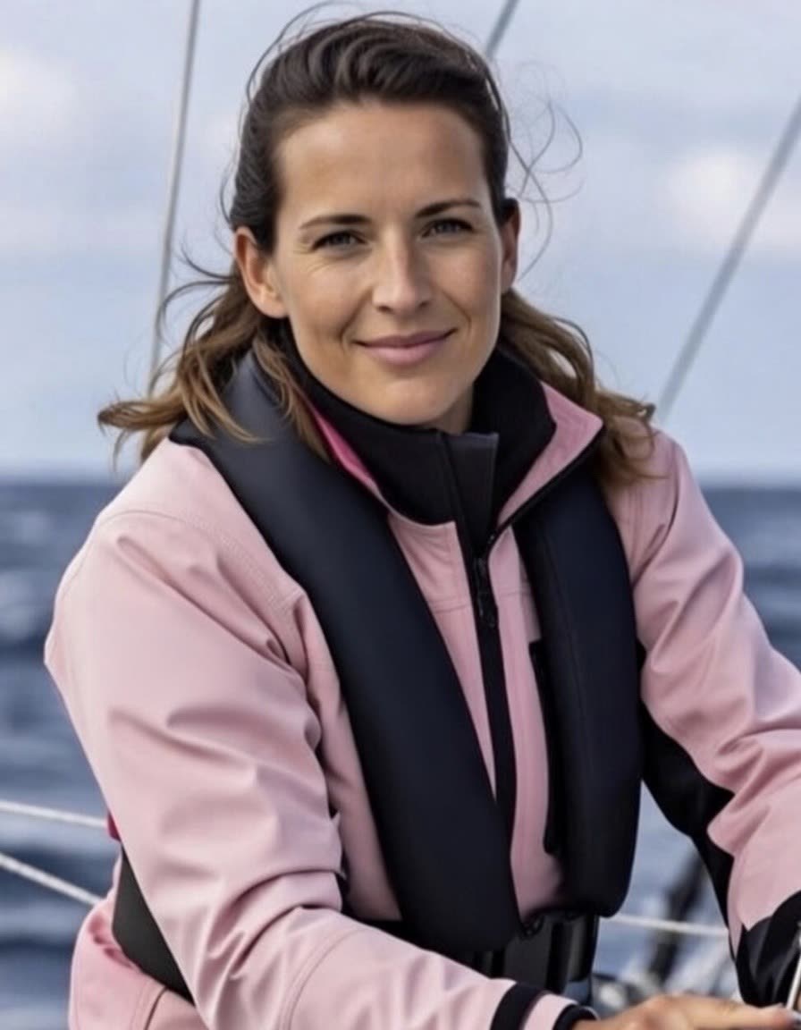 Sarah on deck